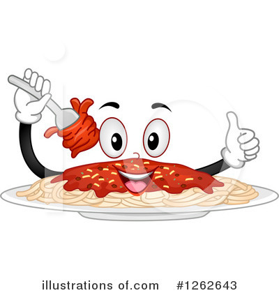 Royalty-Free (RF) Spaghetti Clipart Illustration by BNP Design Studio - Stock Sample #1262643