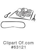 Spaghetti Clipart #63121 by Leo Blanchette