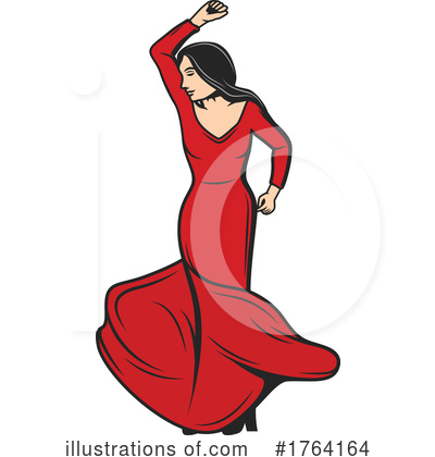 Dancers Clipart #1764164 by Vector Tradition SM