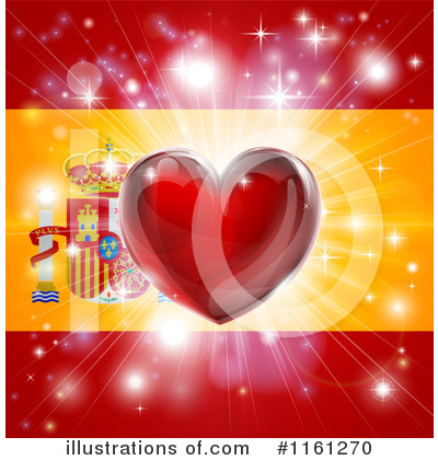Royalty-Free (RF) Spanish Flag Clipart Illustration by AtStockIllustration - Stock Sample #1161270