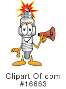 Spark Plug Character Clipart #16863 by Mascot Junction