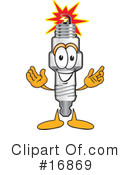 Spark Plug Character Clipart #16869 by Mascot Junction