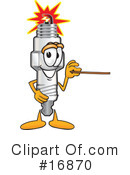 Spark Plug Character Clipart #16870 by Mascot Junction