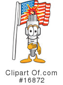 Spark Plug Character Clipart #16872 by Mascot Junction