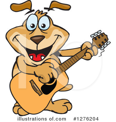 Music Clipart #1276204 by Dennis Holmes Designs