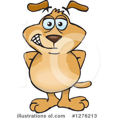 Sparkey Dog Clipart #1276213 by Dennis Holmes Designs