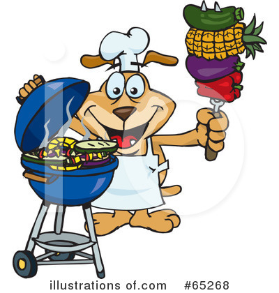 Barbecue Clipart #65268 by Dennis Holmes Designs