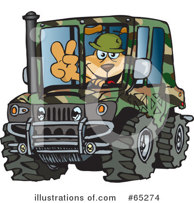 Royalty-Free (RF) Sparkey Dog Clipart Illustration by Dennis Holmes Designs - Stock Sample #65274