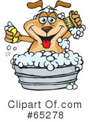 Sparkey Dog Clipart #65278 by Dennis Holmes Designs