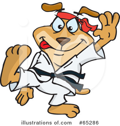 Karate Clipart #65286 by Dennis Holmes Designs