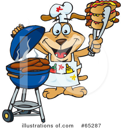 Barbecue Clipart #65287 by Dennis Holmes Designs