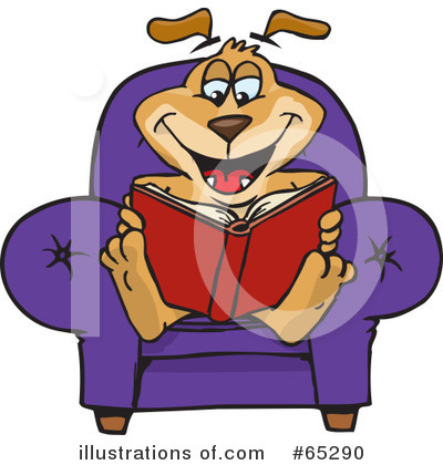 Reading Clipart #65290 by Dennis Holmes Designs