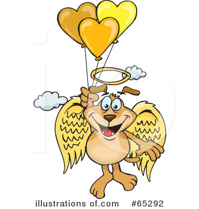 Royalty-Free (RF) Sparkey Dog Clipart Illustration by Dennis Holmes Designs - Stock Sample #65292