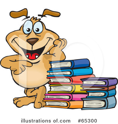 Royalty-Free (RF) Sparkey Dog Clipart Illustration by Dennis Holmes Designs - Stock Sample #65300