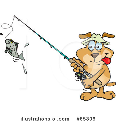 Fishing Clipart #65306 by Dennis Holmes Designs