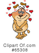 Sparkey Dog Clipart #65308 by Dennis Holmes Designs