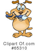 Sparkey Dog Clipart #65310 by Dennis Holmes Designs