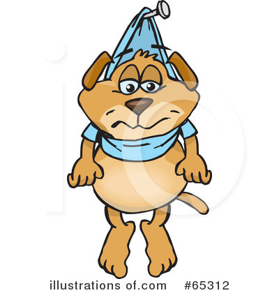 Sparkey Dog Clipart #65312 by Dennis Holmes Designs