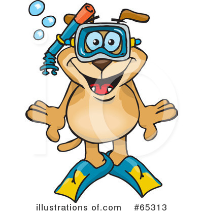 Swimming Clipart #65313 by Dennis Holmes Designs