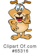 Sparkey Dog Clipart #65316 by Dennis Holmes Designs