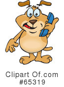Sparkey Dog Clipart #65319 by Dennis Holmes Designs