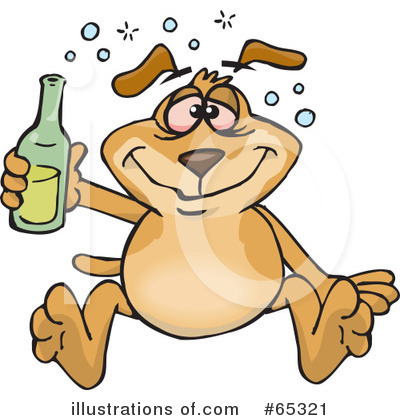 Sparkey Dog Clipart #65321 by Dennis Holmes Designs