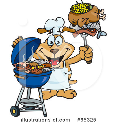 Barbecue Clipart #65325 by Dennis Holmes Designs