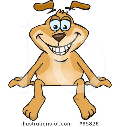 Royalty-Free (RF) Sparkey Dog Clipart Illustration by Dennis Holmes Designs - Stock Sample #65326