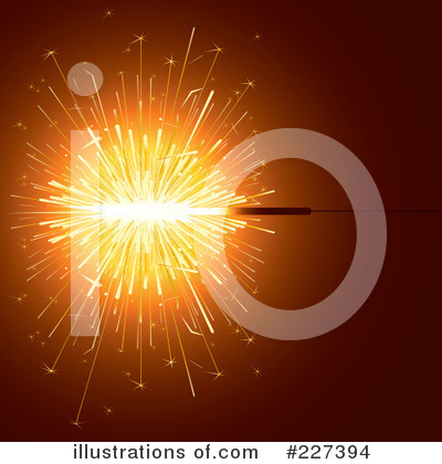 Royalty-Free (RF) Sparkler Clipart Illustration by Eugene - Stock Sample #227394