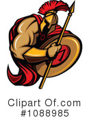 Spartan Clipart #1088985 by Chromaco