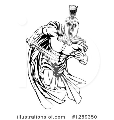 Royalty-Free (RF) Spartan Clipart Illustration by AtStockIllustration - Stock Sample #1289350