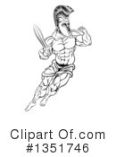 Spartan Clipart #1351746 by AtStockIllustration