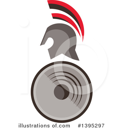 Royalty-Free (RF) Spartan Clipart Illustration by patrimonio - Stock Sample #1395297