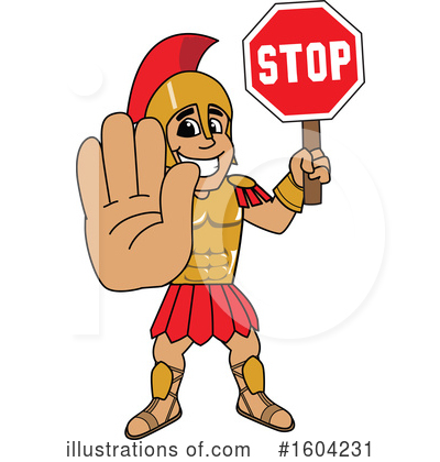 Spartan Clipart #1604231 by Mascot Junction