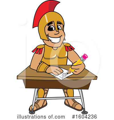 Royalty-Free (RF) Spartan Clipart Illustration by Mascot Junction - Stock Sample #1604236