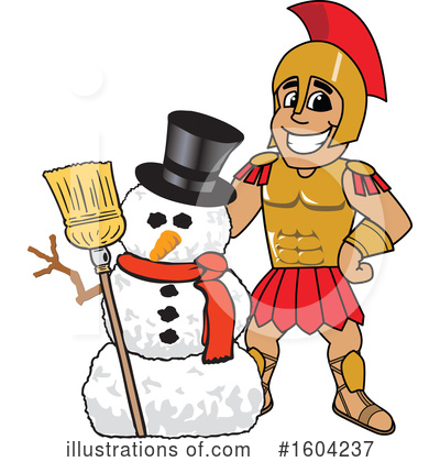 Royalty-Free (RF) Spartan Clipart Illustration by Mascot Junction - Stock Sample #1604237