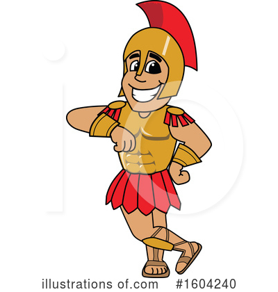 Spartan Clipart #1604240 by Mascot Junction