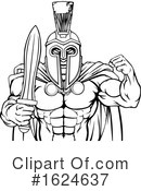 Spartan Clipart #1624637 by AtStockIllustration