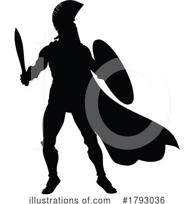 Royalty-Free (RF) Spartan Clipart Illustration by AtStockIllustration - Stock Sample #1793036