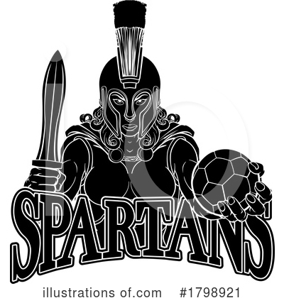 Royalty-Free (RF) Spartan Clipart Illustration by AtStockIllustration - Stock Sample #1798921