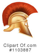 Spartan Helmet Clipart #1103887 by AtStockIllustration
