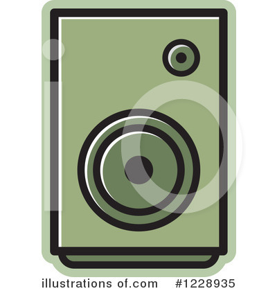 Royalty-Free (RF) Speaker Clipart Illustration by Lal Perera - Stock Sample #1228935