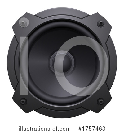 Music Speakers Clipart #1757463 by Vector Tradition SM