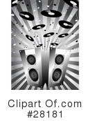 Speakers Clipart #28181 by KJ Pargeter