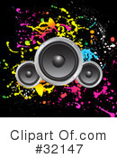 Speakers Clipart #32147 by KJ Pargeter