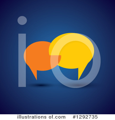 Royalty-Free (RF) Speech Balloon Clipart Illustration by ColorMagic - Stock Sample #1292735