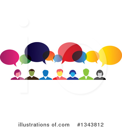 Royalty-Free (RF) Speech Balloon Clipart Illustration by ColorMagic - Stock Sample #1343812