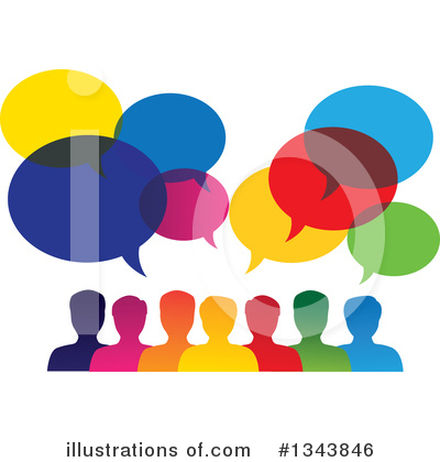 Royalty-Free (RF) Speech Balloon Clipart Illustration by ColorMagic - Stock Sample #1343846