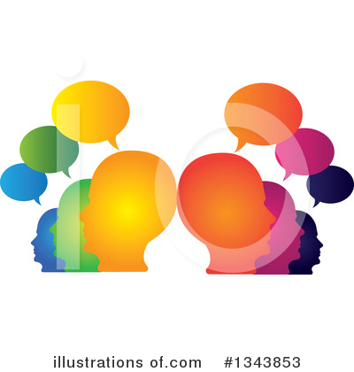 Royalty-Free (RF) Speech Balloon Clipart Illustration by ColorMagic - Stock Sample #1343853
