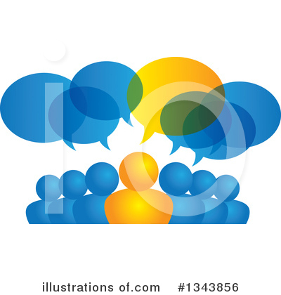 Royalty-Free (RF) Speech Balloon Clipart Illustration by ColorMagic - Stock Sample #1343856